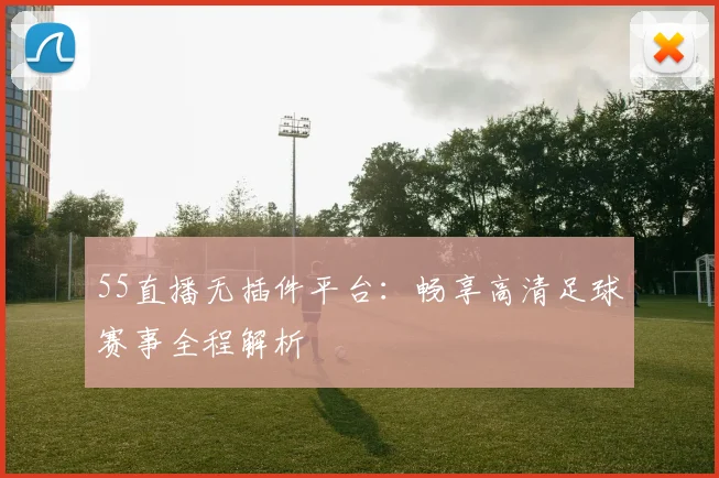 55直播无插件平台：畅享高清足球赛事全程解析