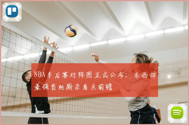 NBA季后赛对阵图正式公布:东西部豪强首轮厮杀看点前瞻
