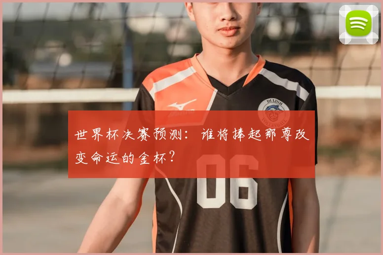 世界杯决赛预测：谁将捧起那尊改变命运的金杯？